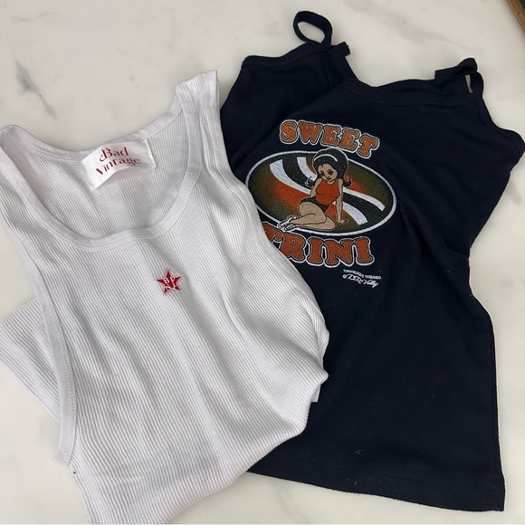 soleil Tops - Bad Vintage/ Soleil tank top bundle graphic T size XS and Small